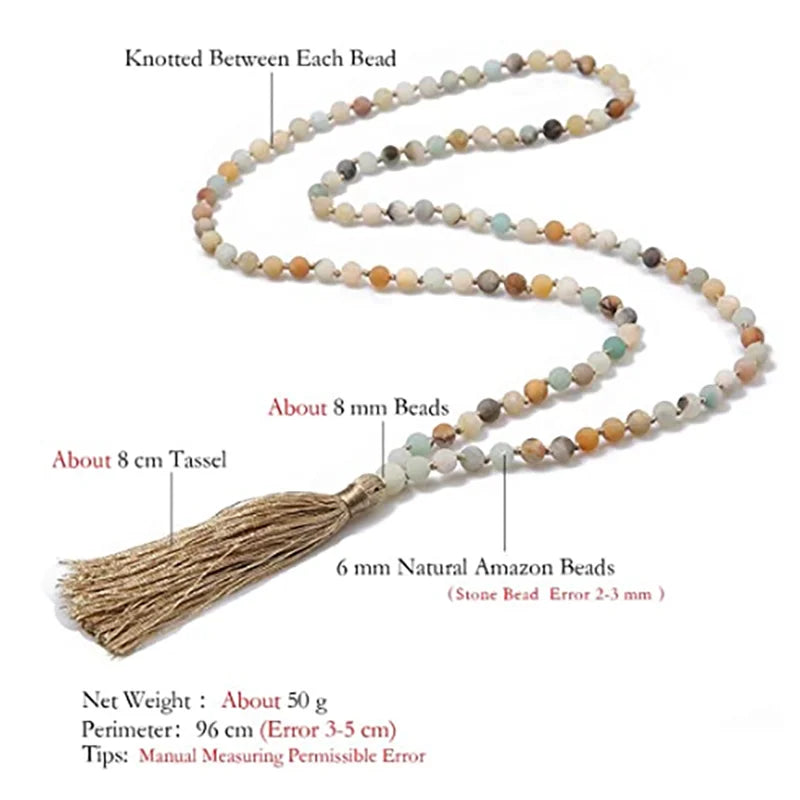 Matte Amazonite 108, 6mm